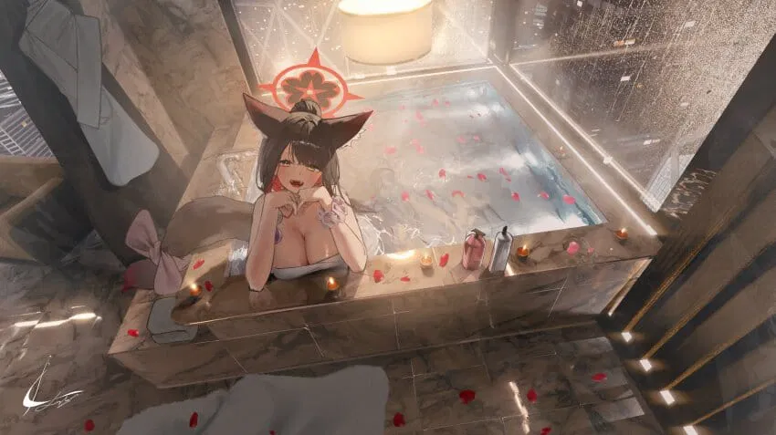 Wakamo Kosaka - Private Hot Springs