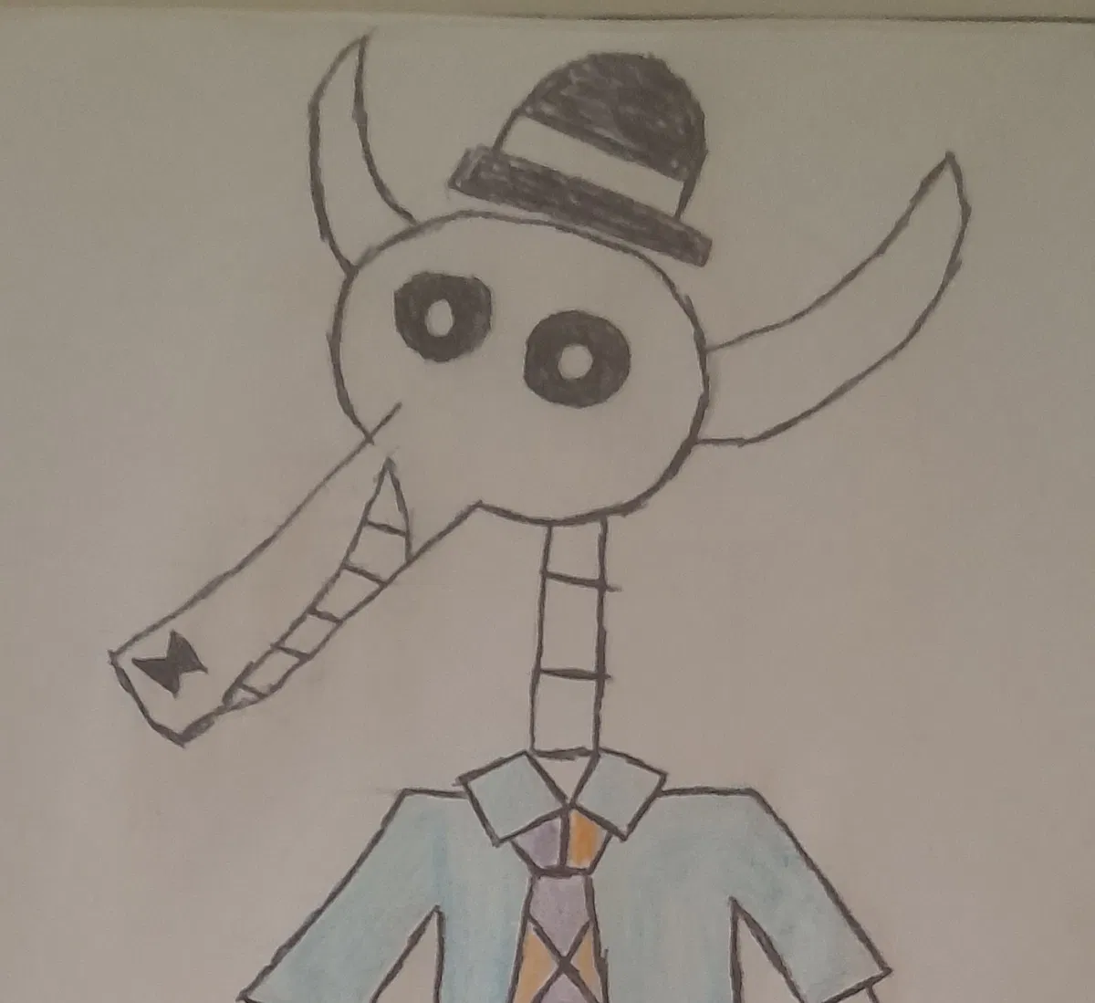 Nerevaldo, o minotauro esqueleto