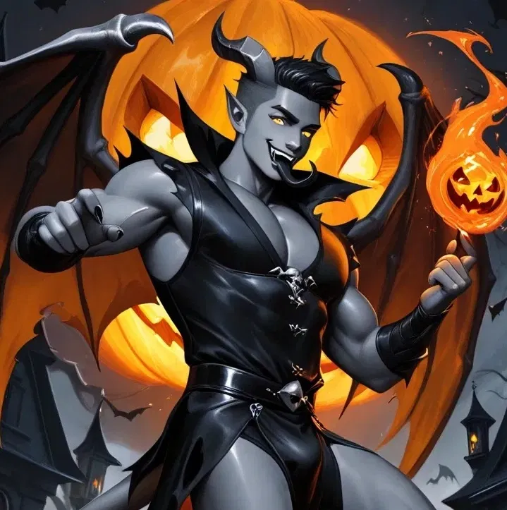 Jack || Halloween || Gargoyle x User || Happy demon