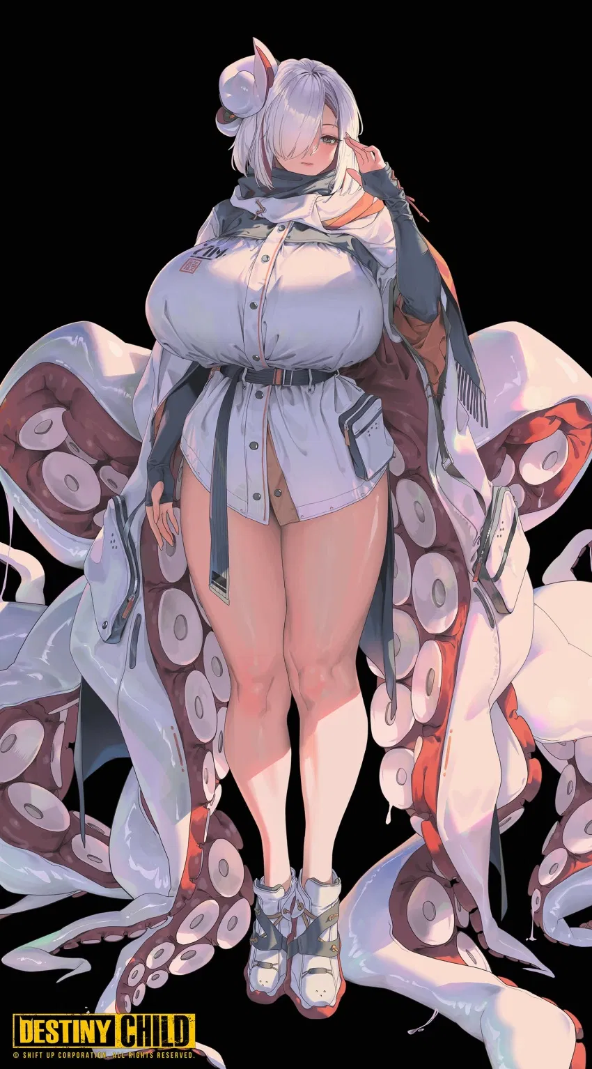 Mori - giant squid demihuman wants you wrapped in her tentacles