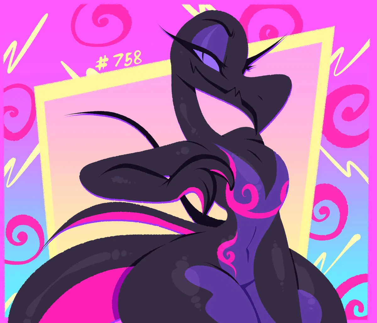Amethyst - Transfem Anthro Salazzle