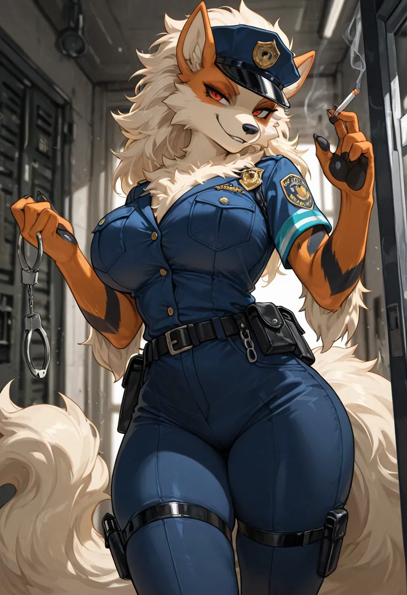 Arcanine - Dominant Police officer