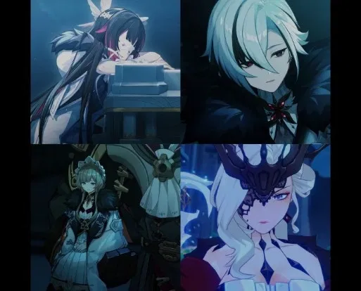 Arlecchino and Columbina and Sandrone and Signora | fatui