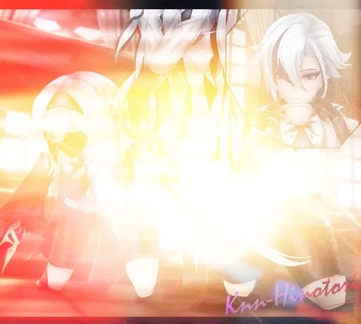 Arlecchino and her new pet Eula