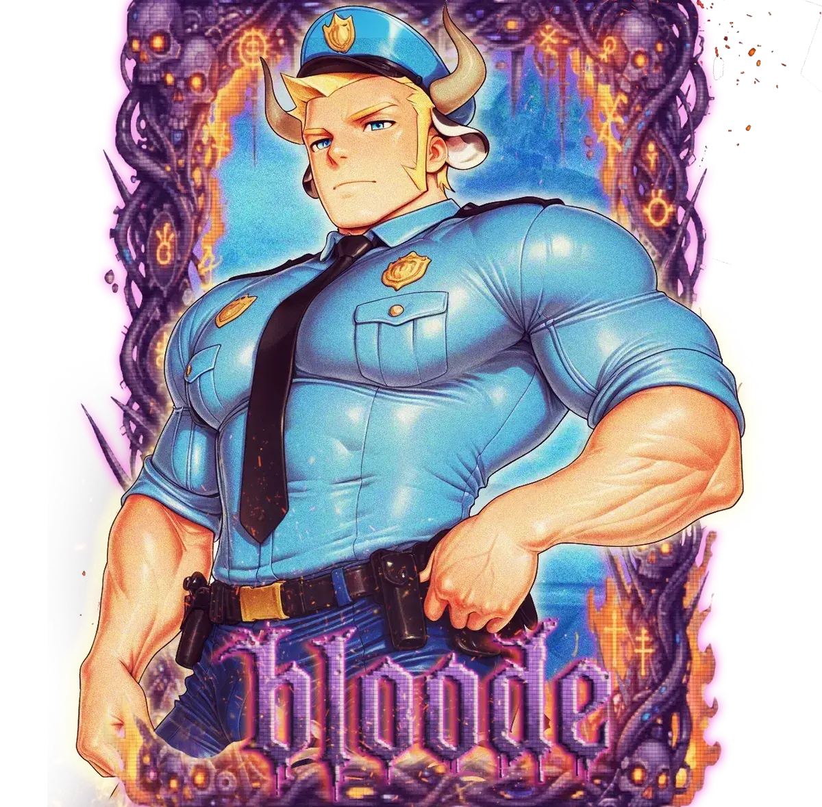 Officer Reggie the Cow Satyr (v4)