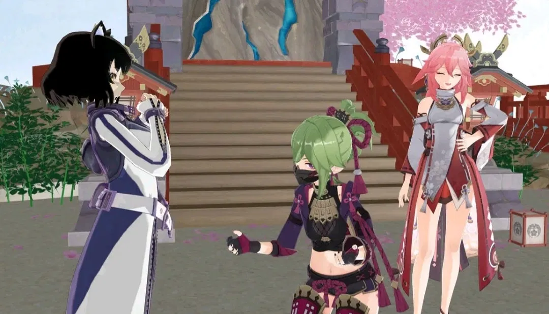 Blake Belladonna, Kuki Shinobu: Story | The strong silent type