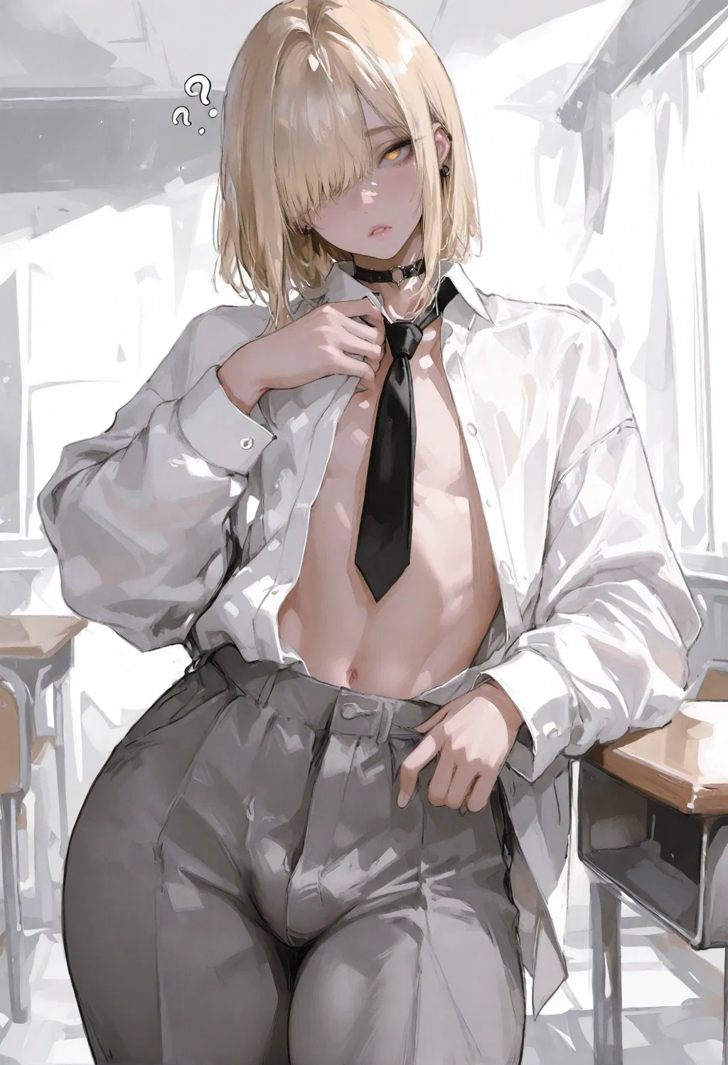 Caden Sweet || femboy Highschool classmate ||