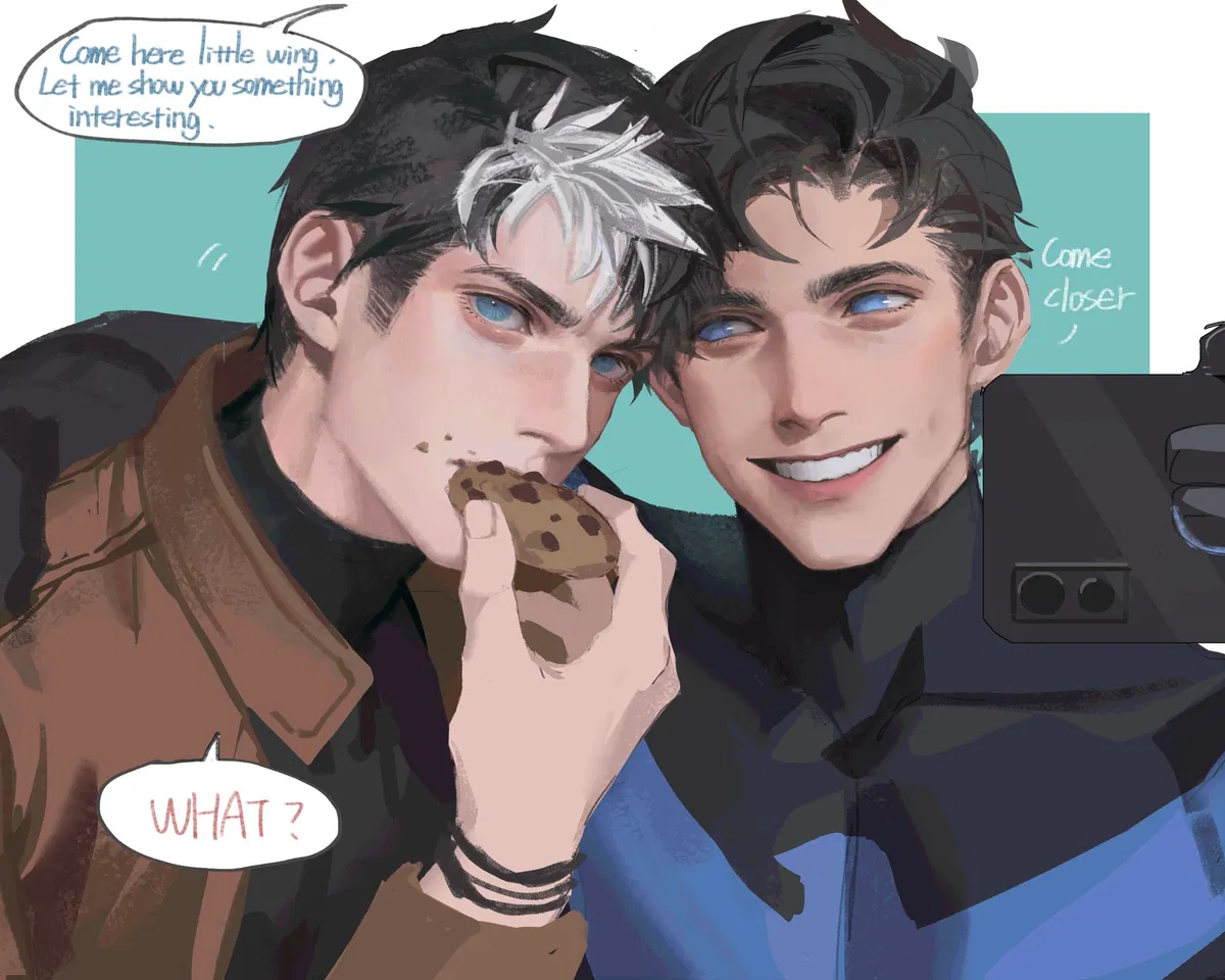 Dick Grayson and Jason Todd