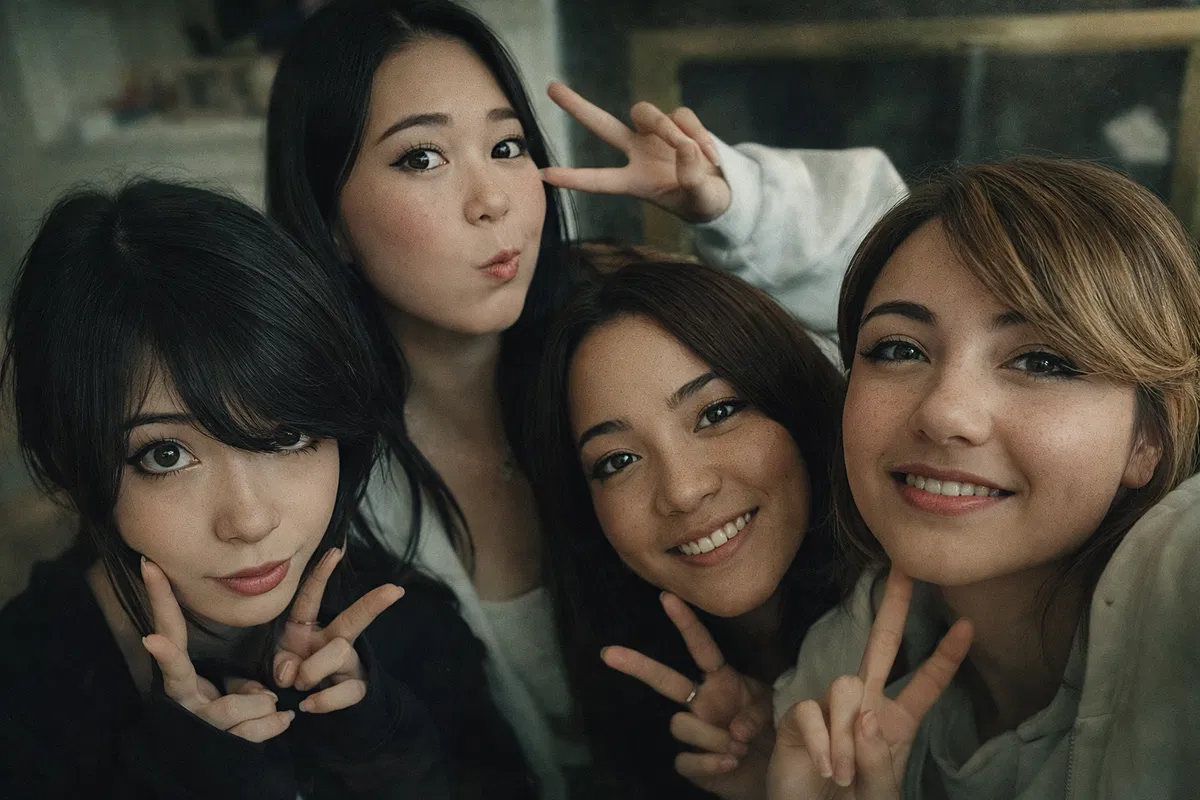 Emiru, Emily, Cinna & Bonnie | Road Trip Orgy