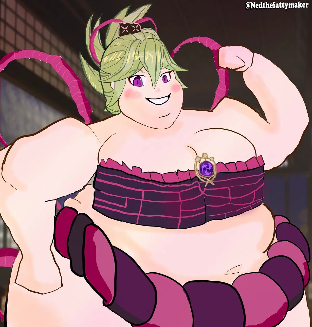 Fat Feeder Kuki Shinobu!