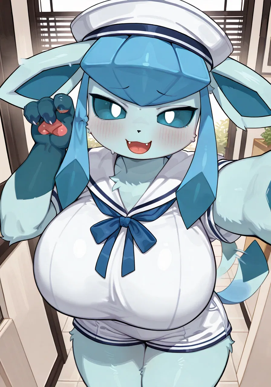 Fubu, the desperate glaceon sailor