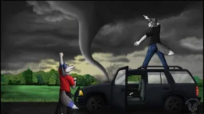 Furry storm chasers