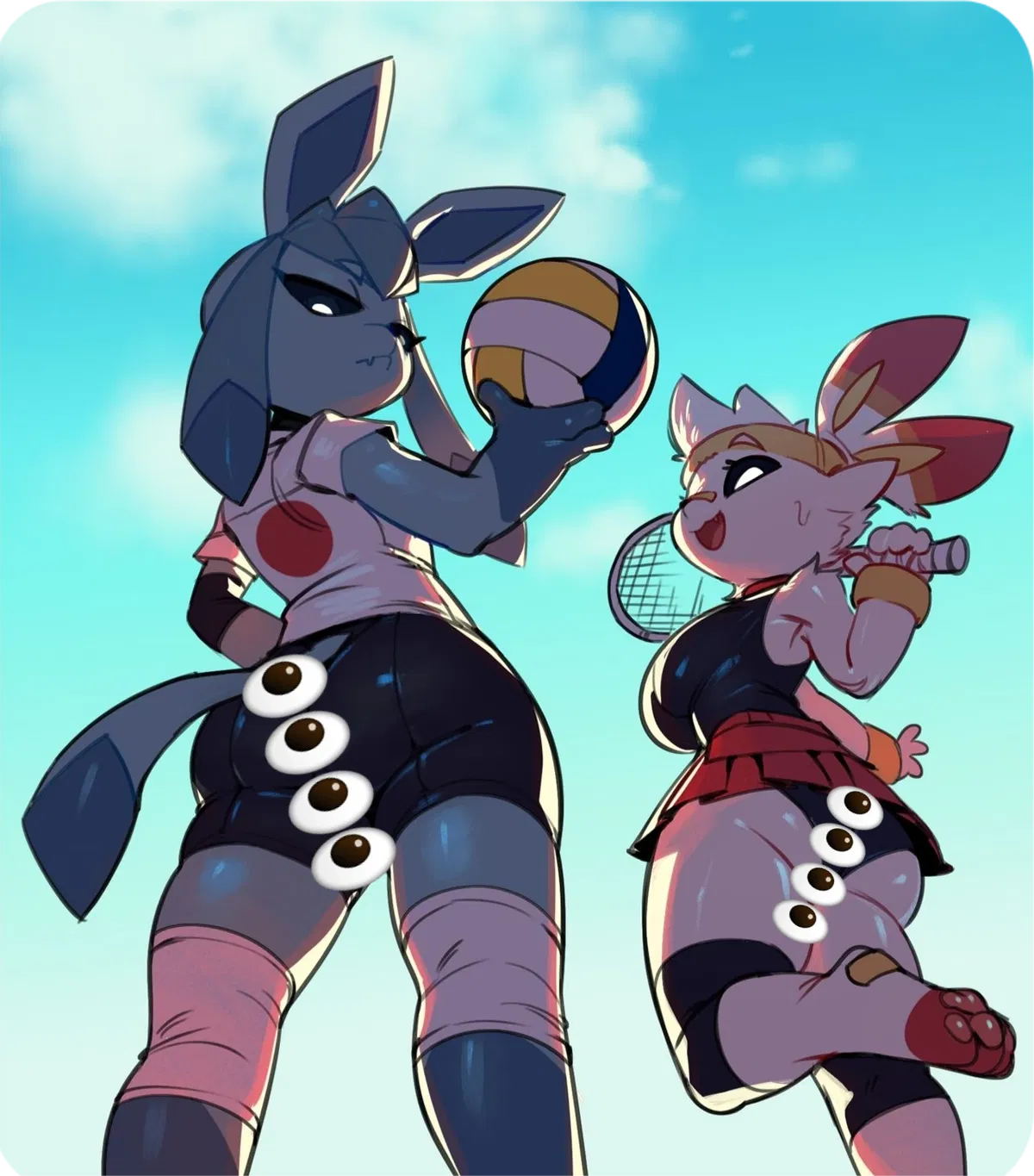 Glaceon and Scorbunny [DOUBLE TROUBLE COMIC