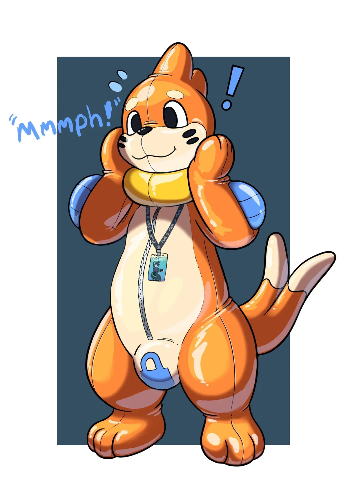 Guy stuck in Rubber Buizel suit (POV)