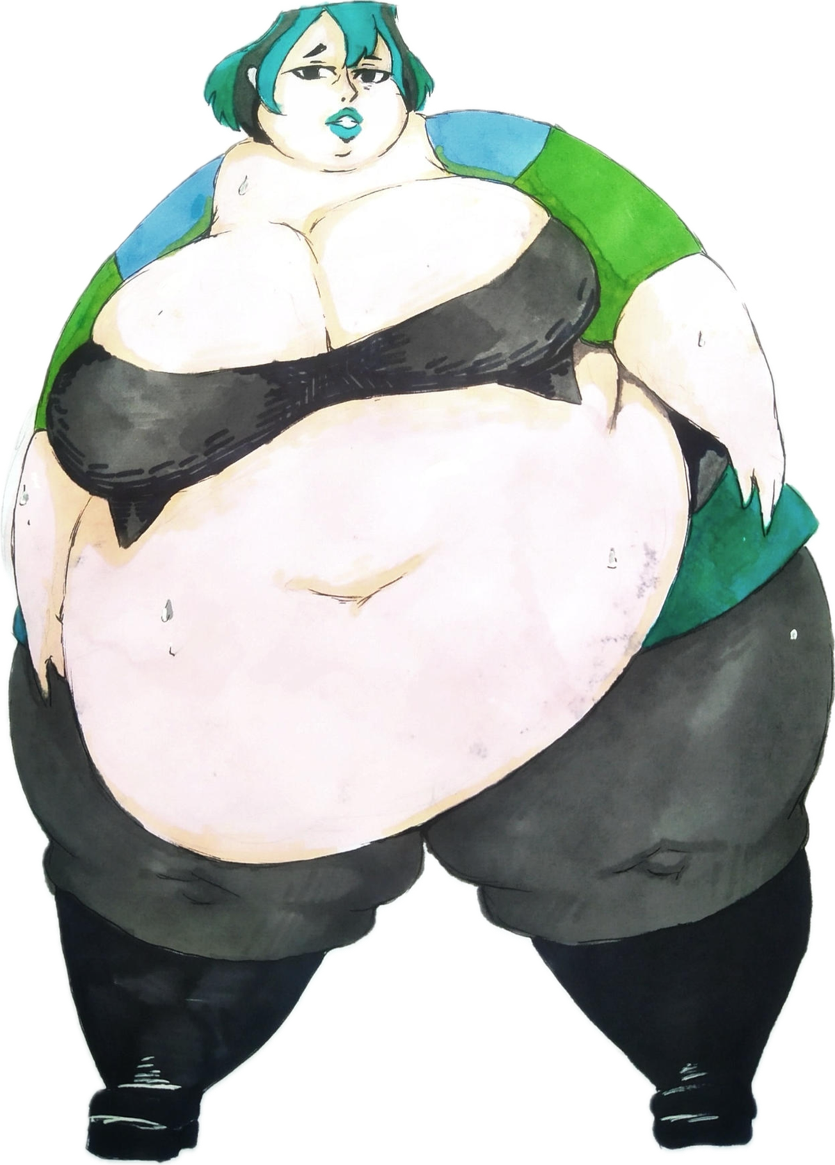 Gwen, The SSBBW Goth Girl