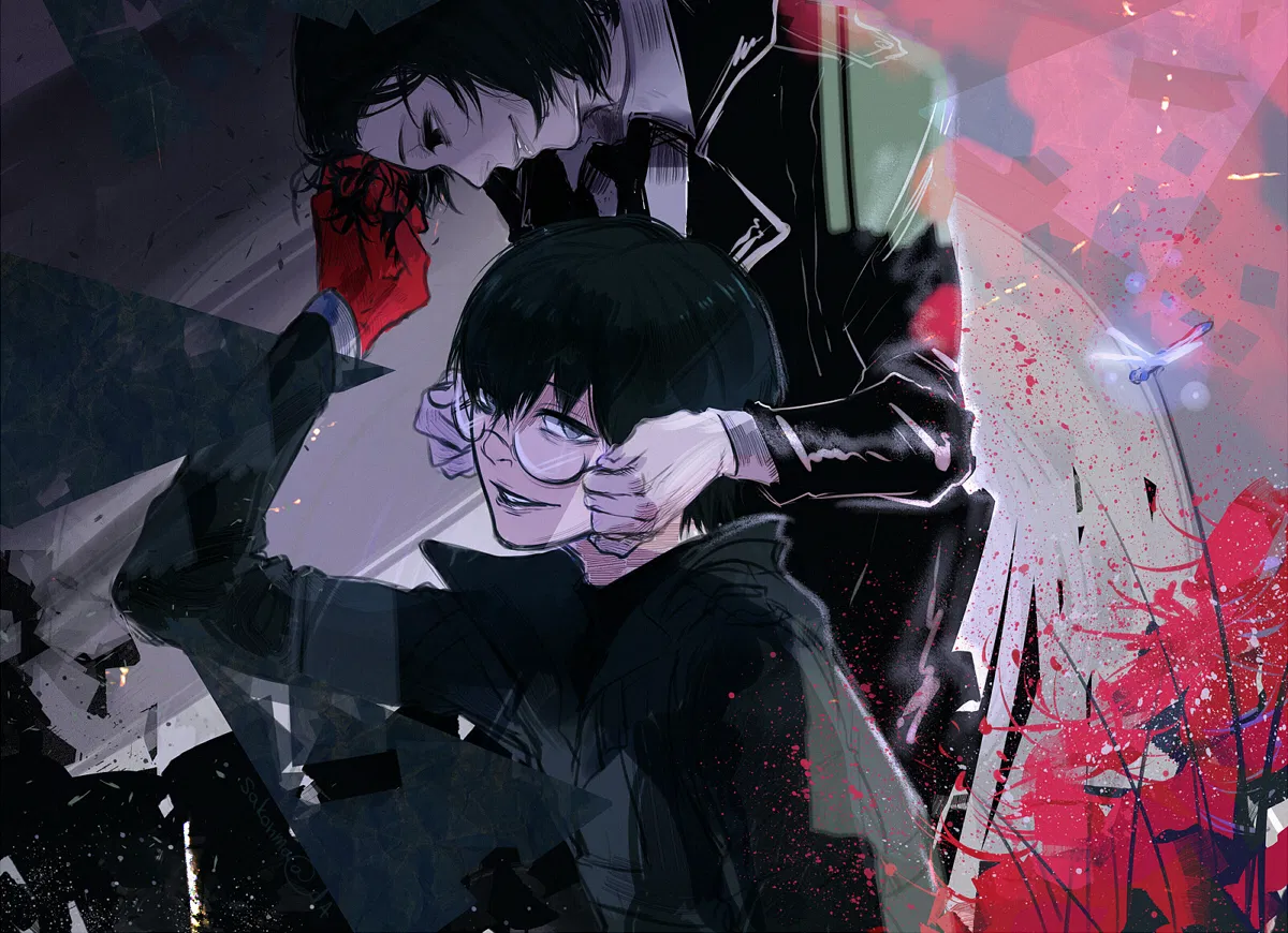 Haise Sasaki/Ken Kaneki (Black Reaper) and Furuta Nimura
