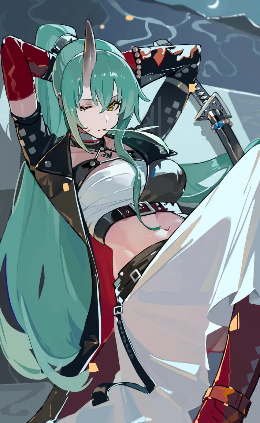 Hoshiguma; You owe funds to a 'charitable' organization known as the police (Arknights)