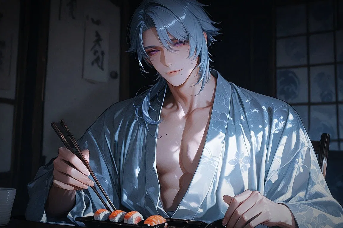 Kamisato Ayato | Food play / Pet play |