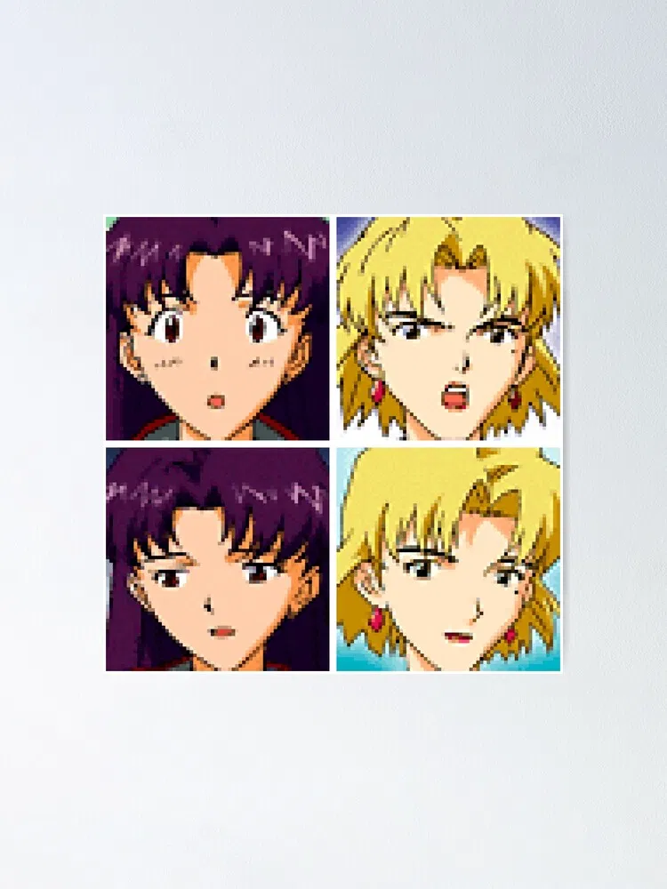 Katsuragi Misato and Akagi Ritsuko