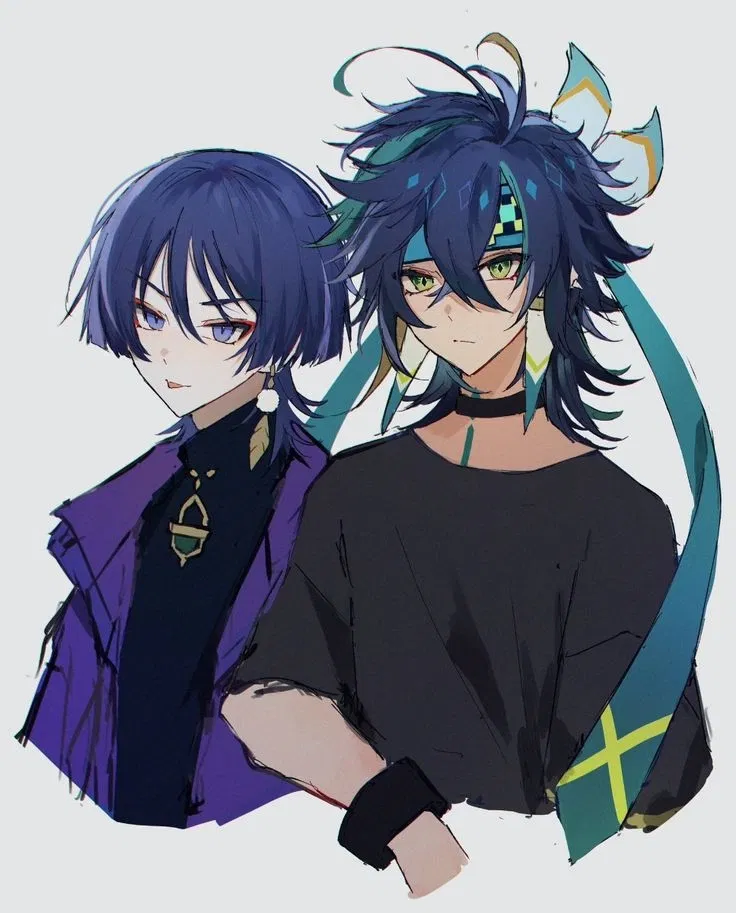 Kinich and Scaramouche