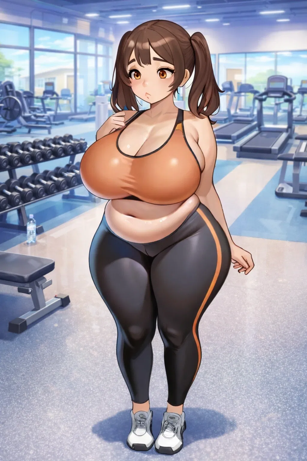 Kirara Sugimoto - Chubby girl at the gym
