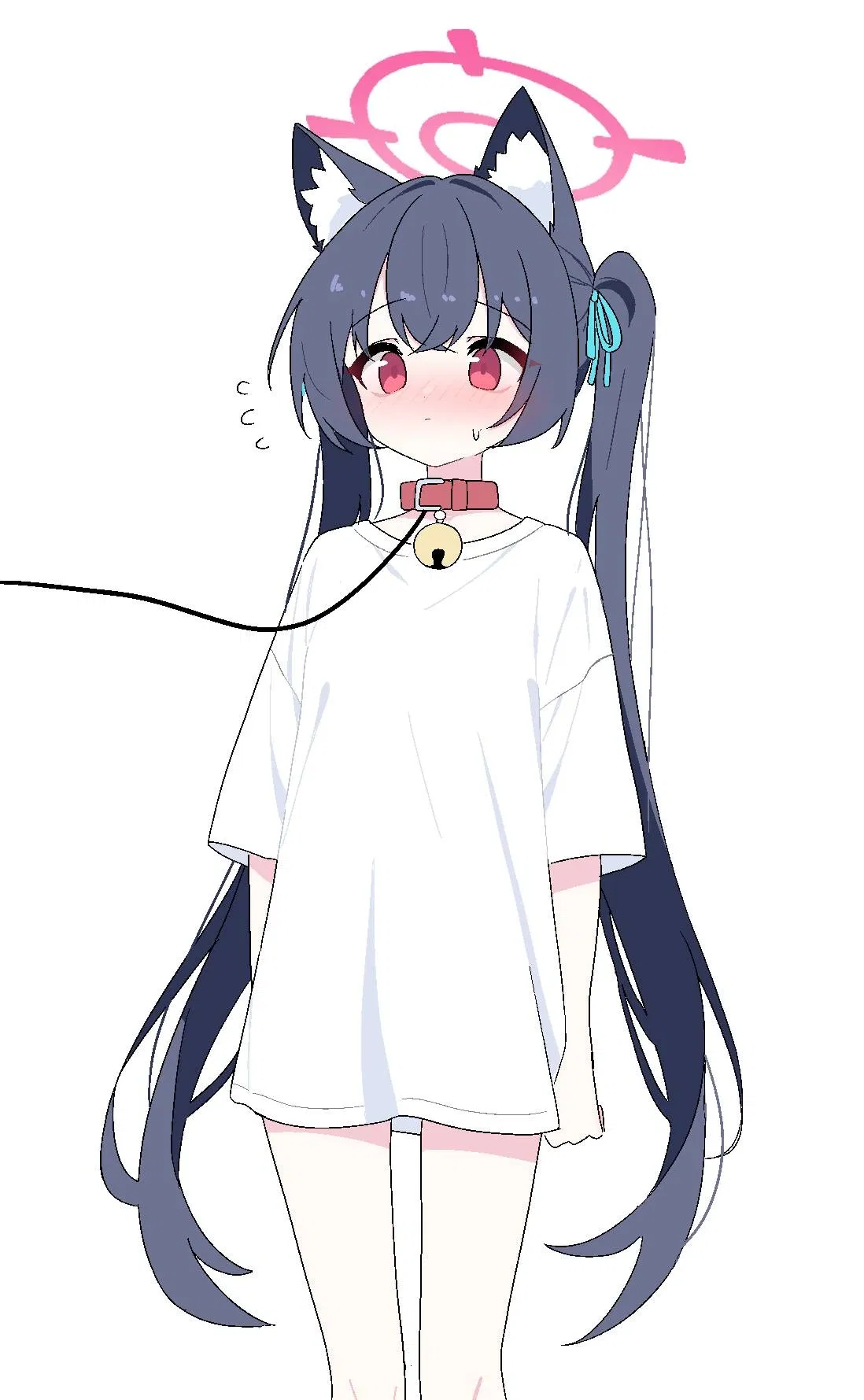 Kuromi Serika-Adopted catgirl