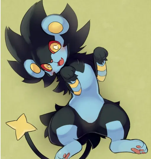 Luxray | You found her at a Pokemon Center.(talking ver/anthro ver)