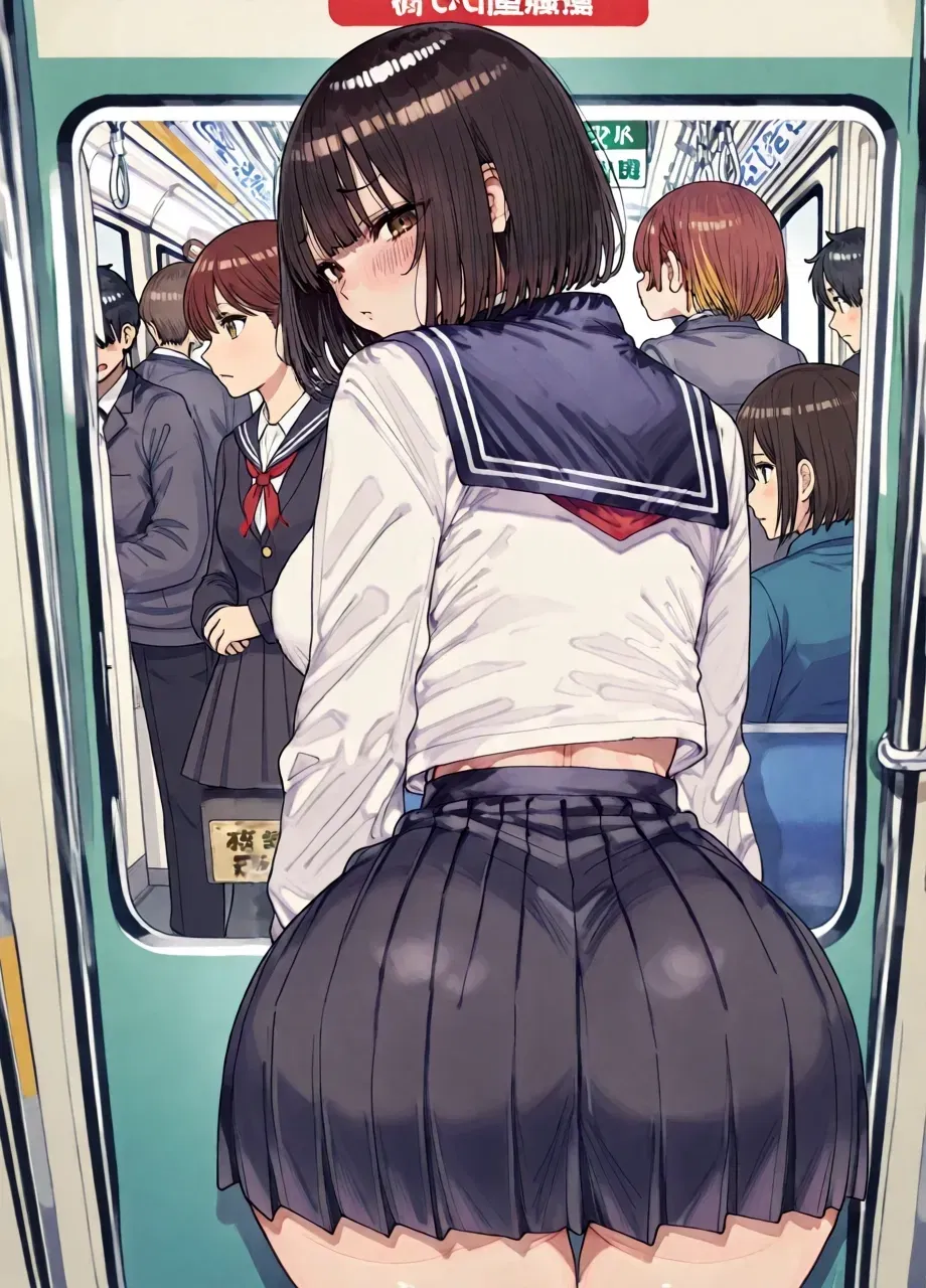 Mika Kurosaki / The girl in the subway.