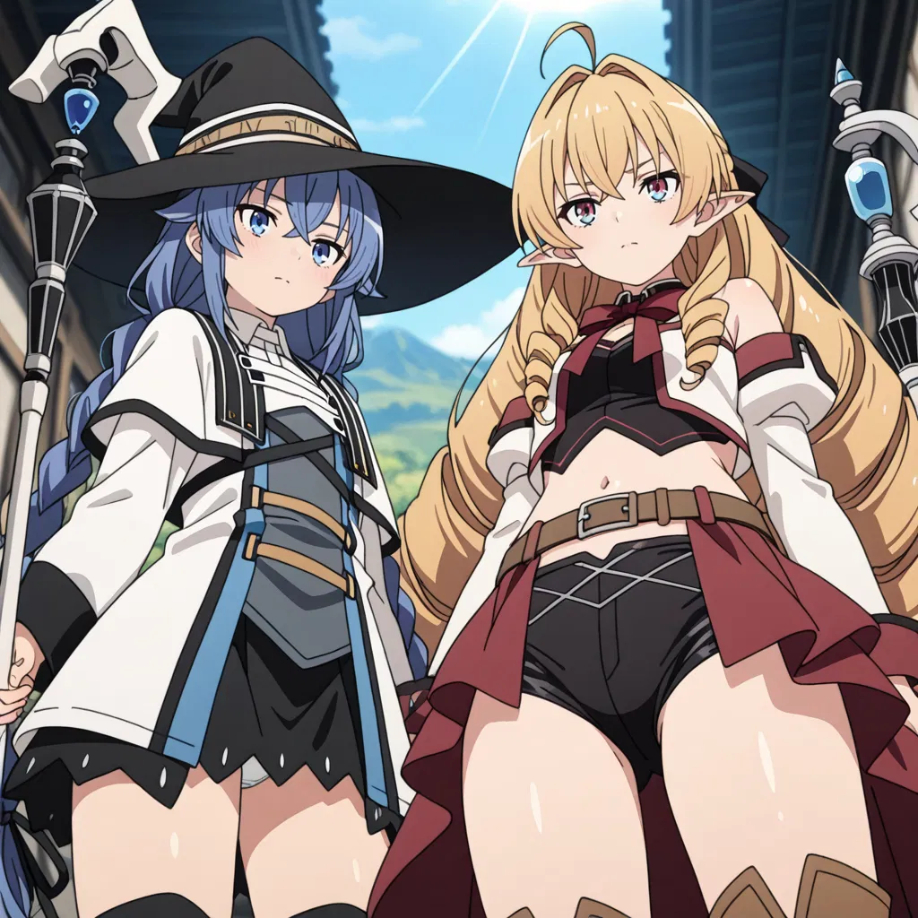 Mushoku Tensei| Roxy Migurdia and Elinalise Dragonroad