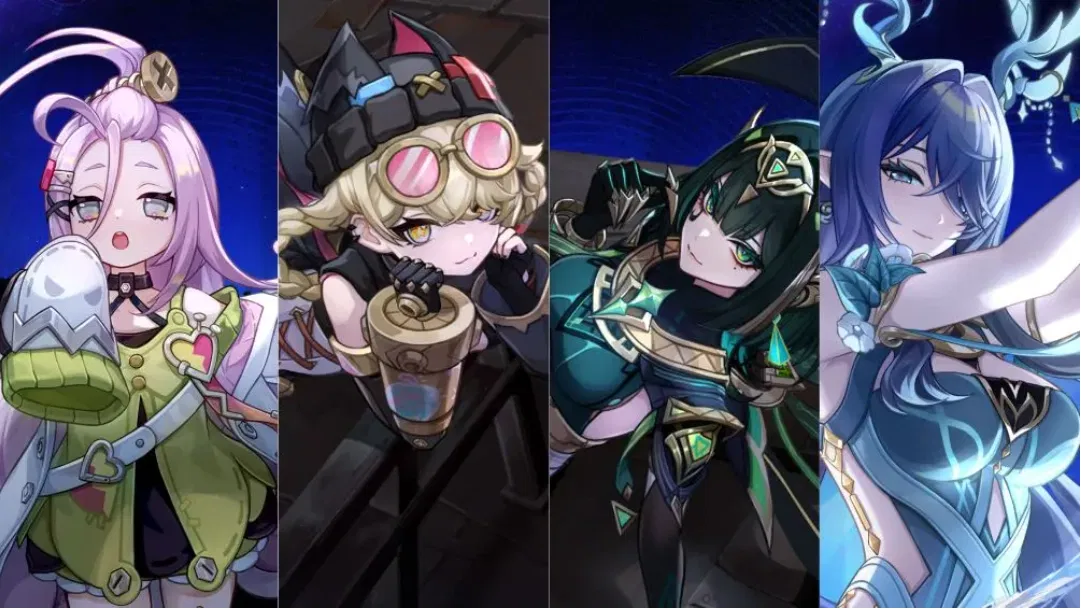 Nod-Krai women, and girls in a bar (Aino, Jahoda, Nefer and Lauma)