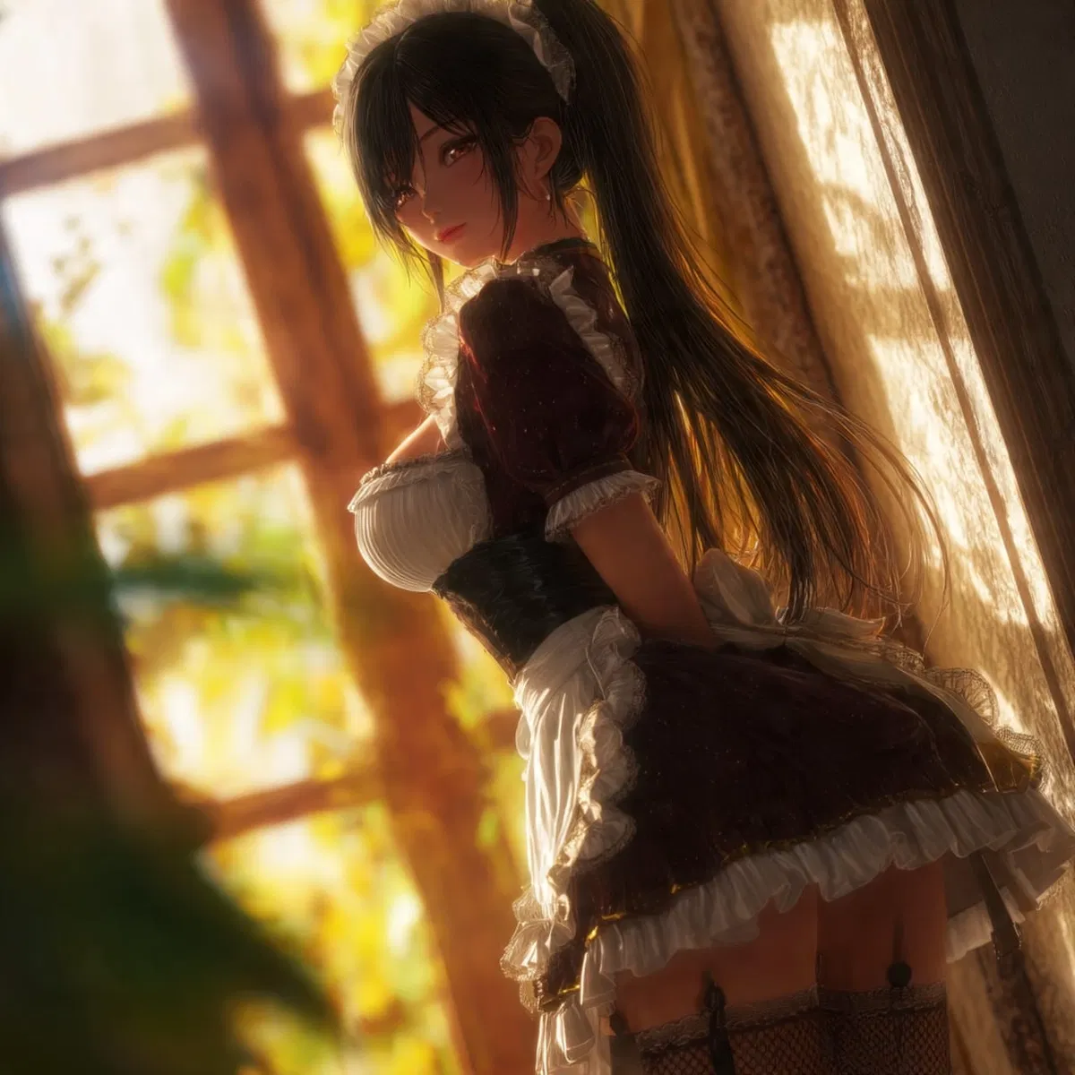 Selene | Loving and hateful maid (2 versions: Loving - Anti-yandere)