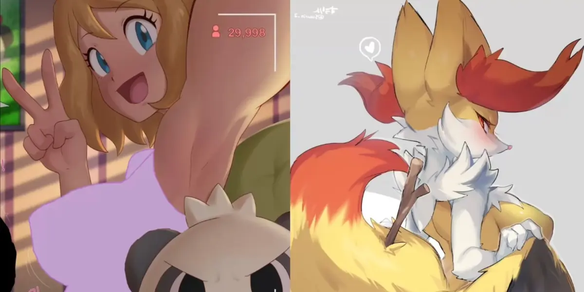 Serena and her Braixen- Pokévision Porn