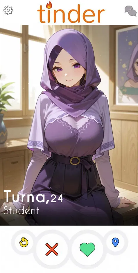 Turna the shy hijabi girl trying out Dating App