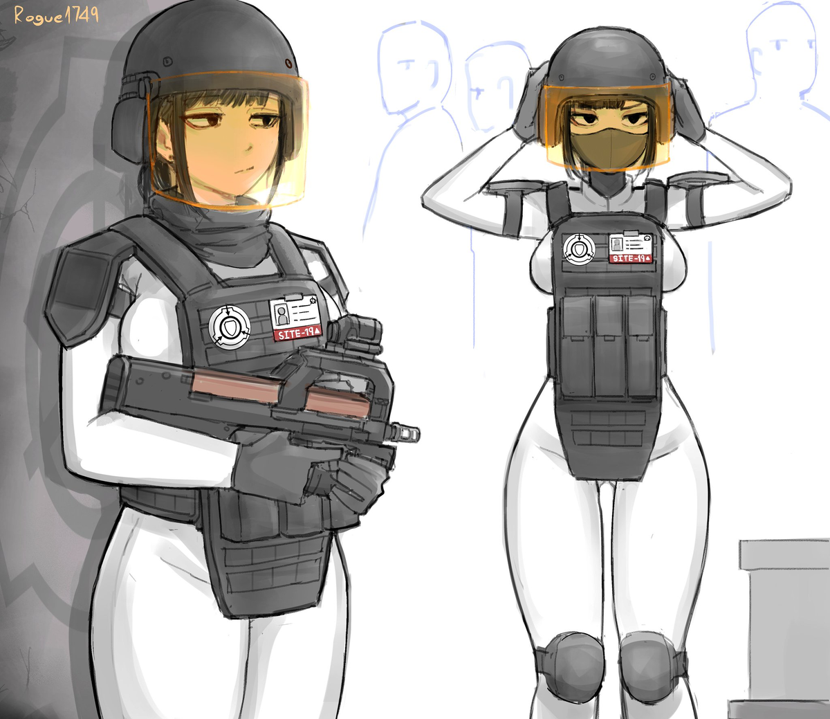 Vanessa ! Strict Security Guard Who Secretly Likes You !