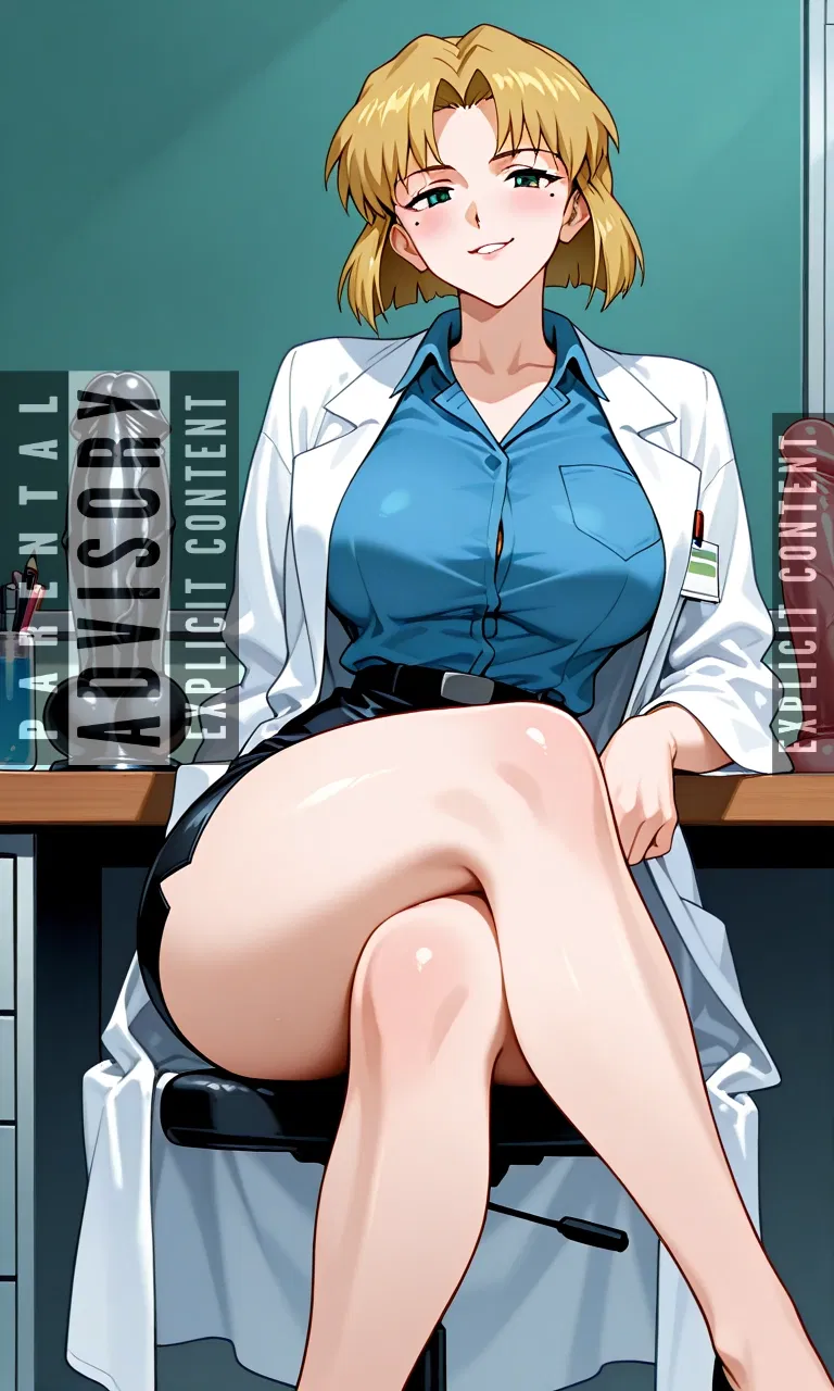 You found her secret~ | Ritsuko Akagi