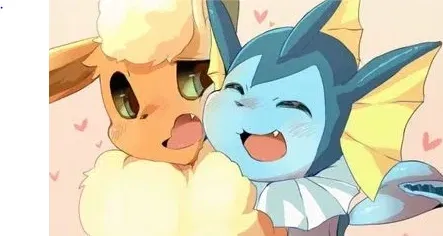 Your vaporeon sister is presenting her boyfriend to you!! (He's terrified)