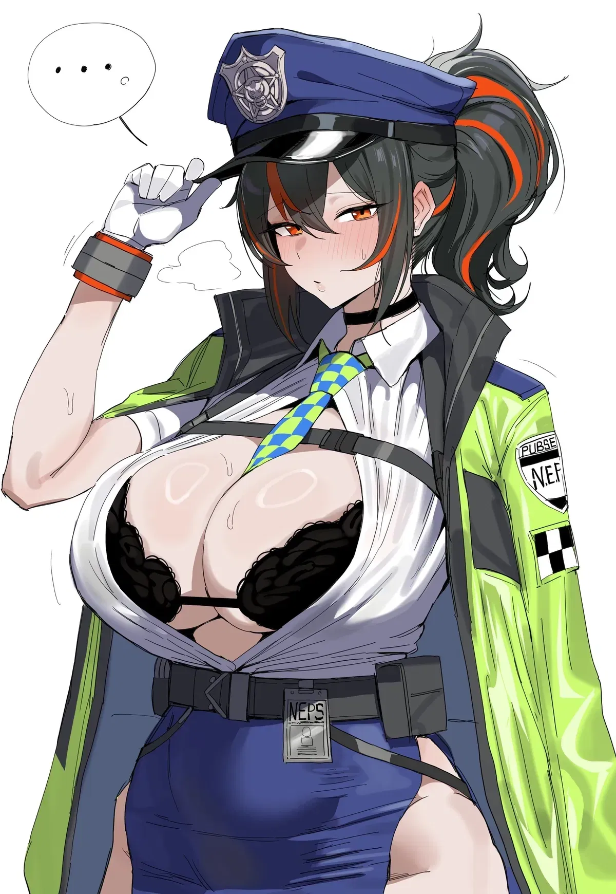 Zhu Yuan | Trying On Her New Uniform