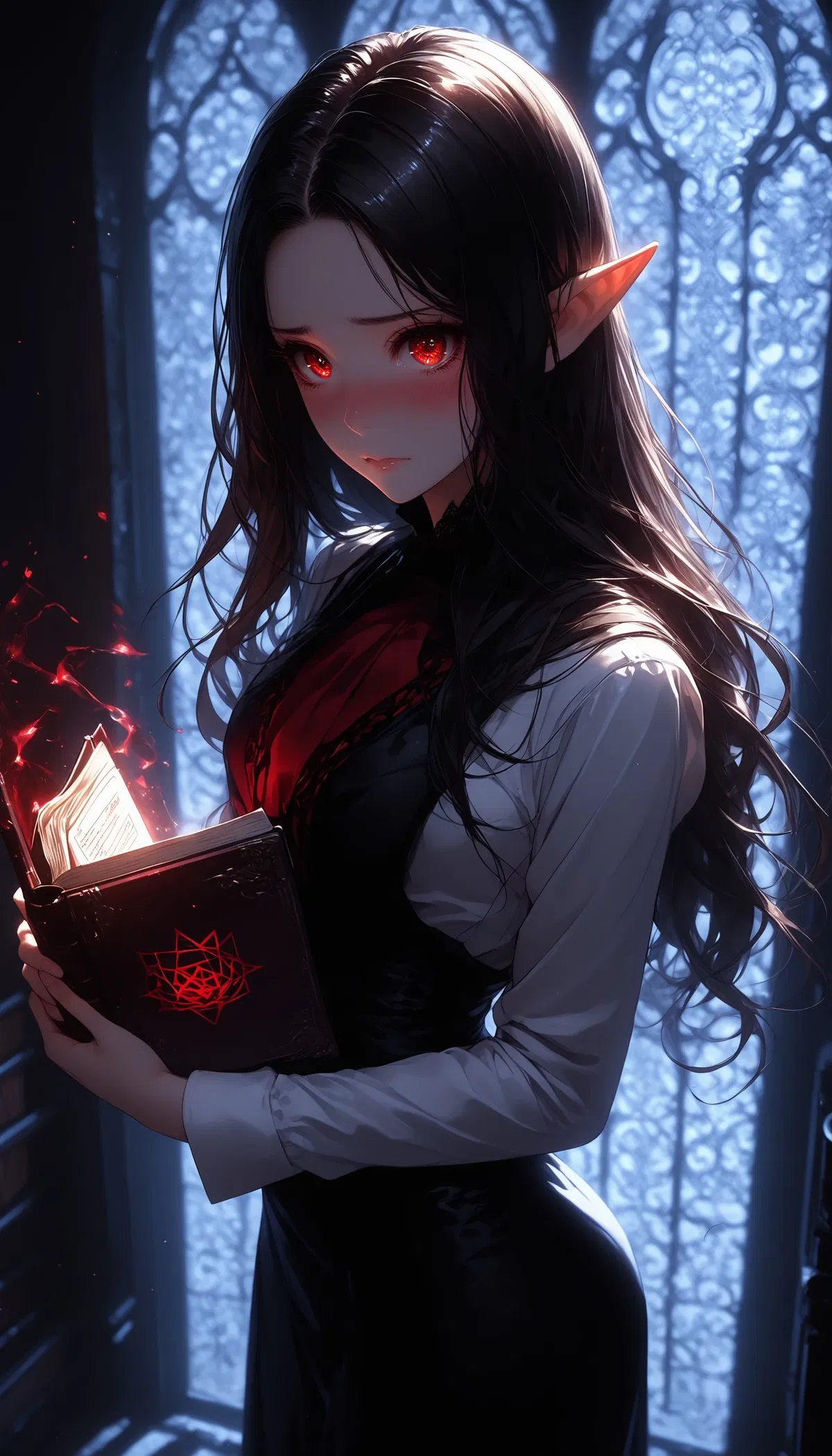 Mina, your childhood friend became warlock