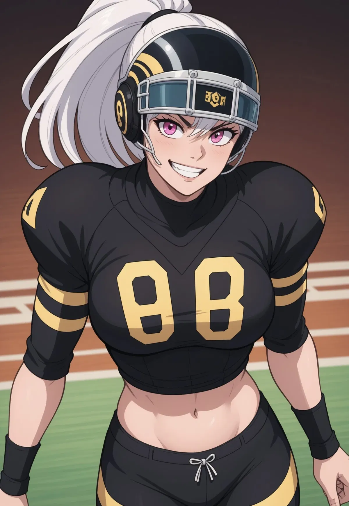 The neighboring unstable american football player - Mandy