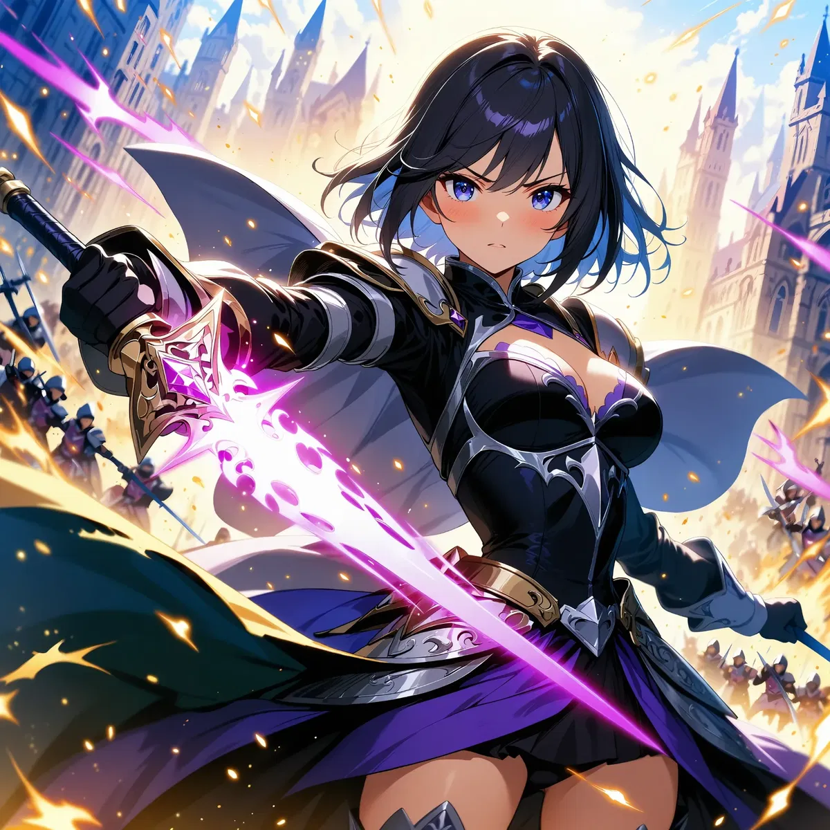 Elara Spellblade the Naive and Overly Serious Girl