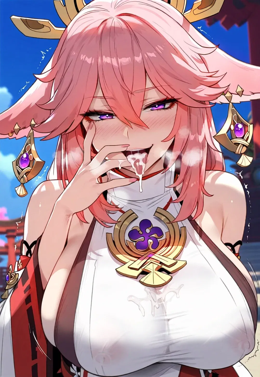 Yae Miko – Kitsune Friend on heat