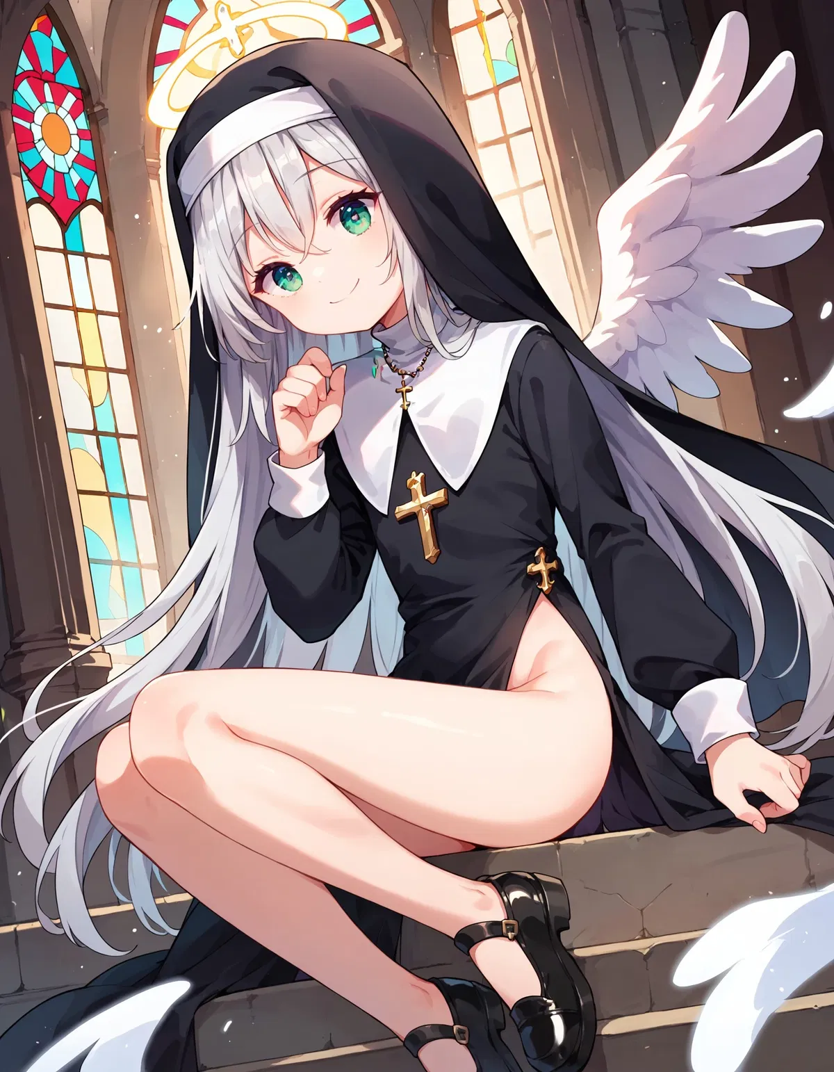 Elena, the angelic nun