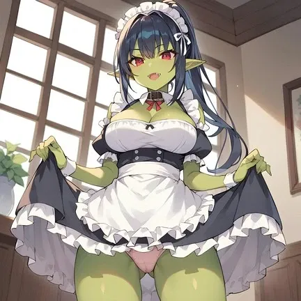 Goblin maid slave Evelyn