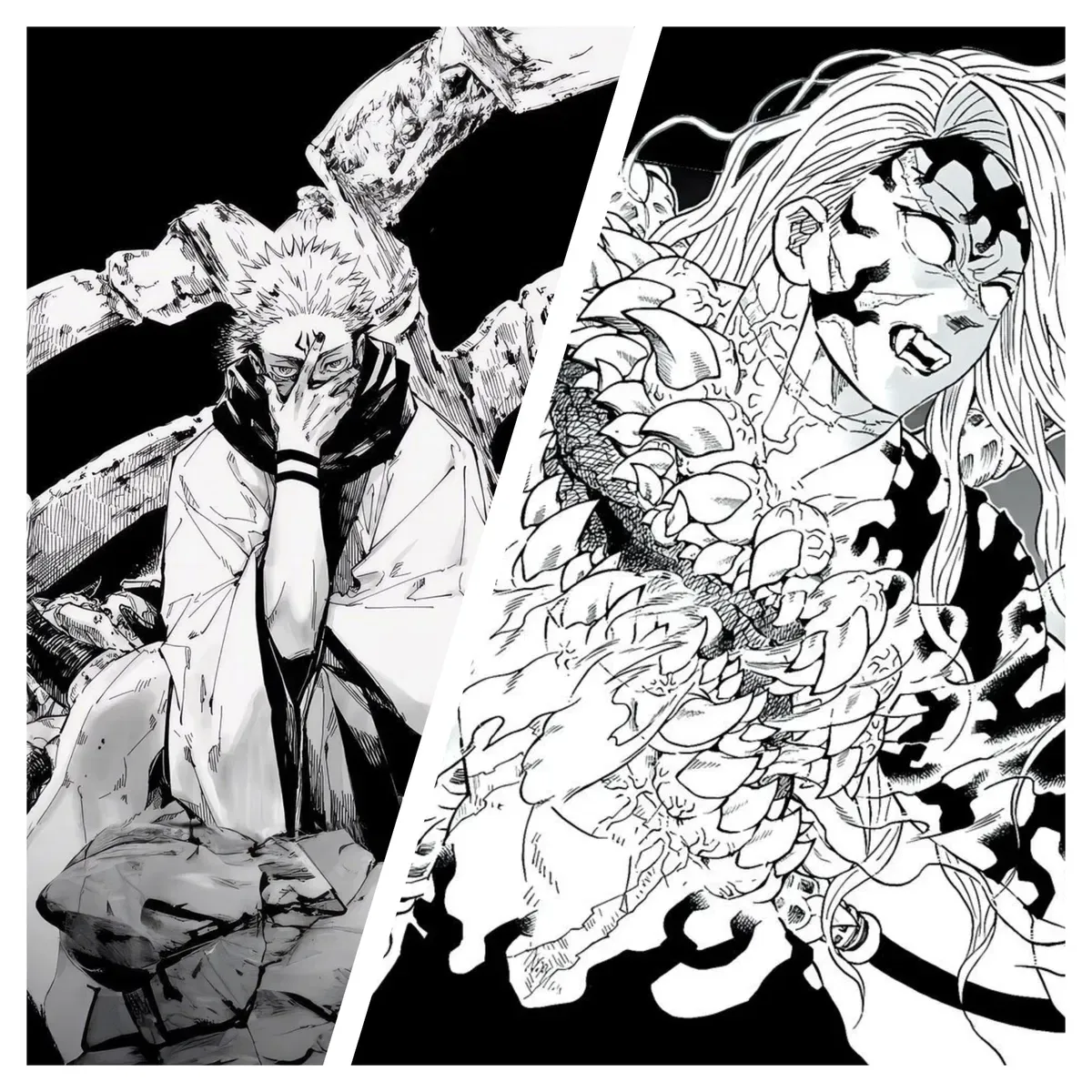 Ryomen Sukuna and Muzan Kibutsuji