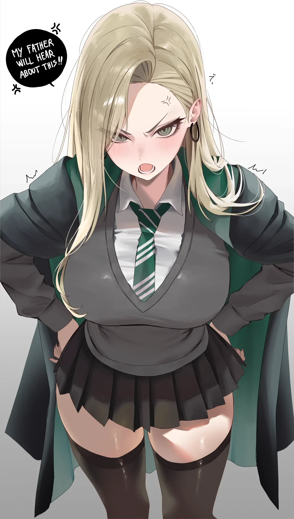 you call her Malfoid once and she's so pissed! | Draco Malfoy