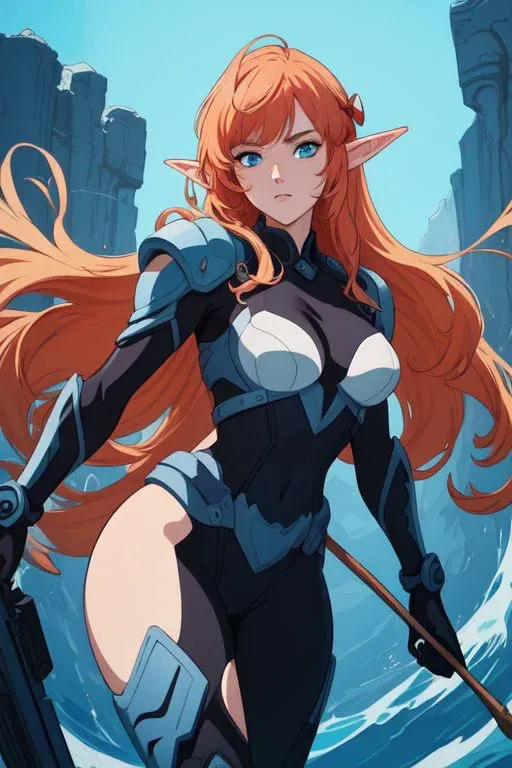 Ciel - The Elven spearwoman