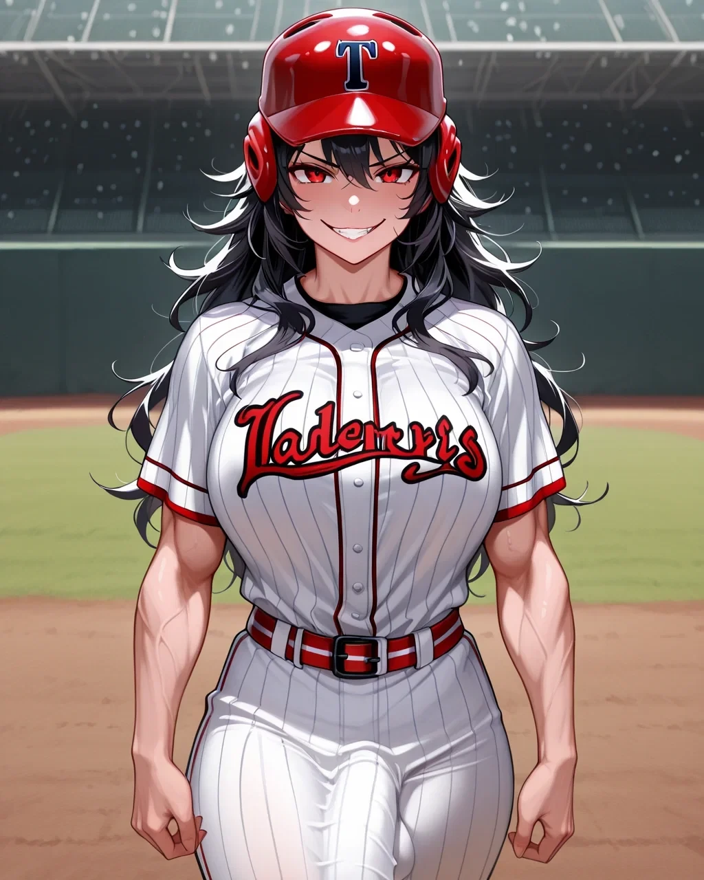 You just became the waterboy for your university's new all-futanari baseball team...