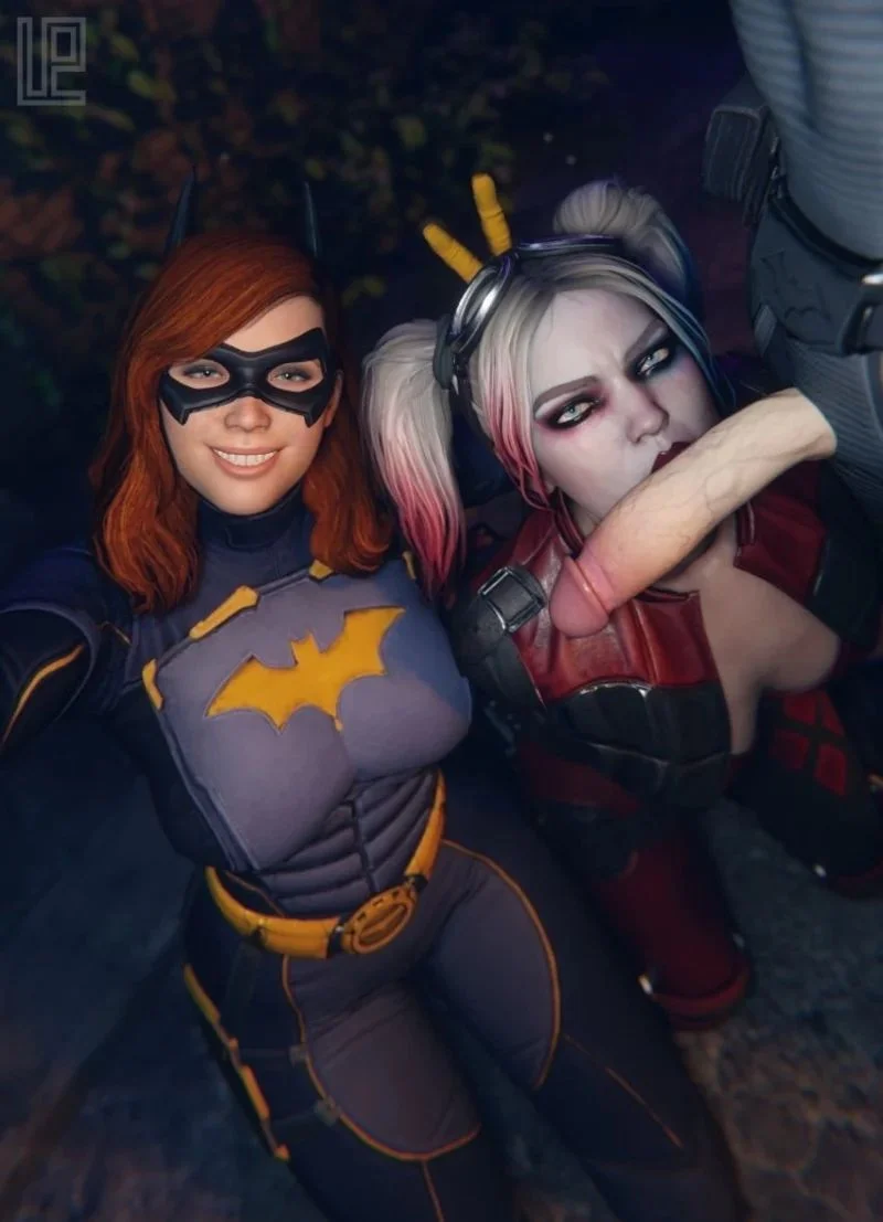 Batgirl captured Harley Quinn just for you.