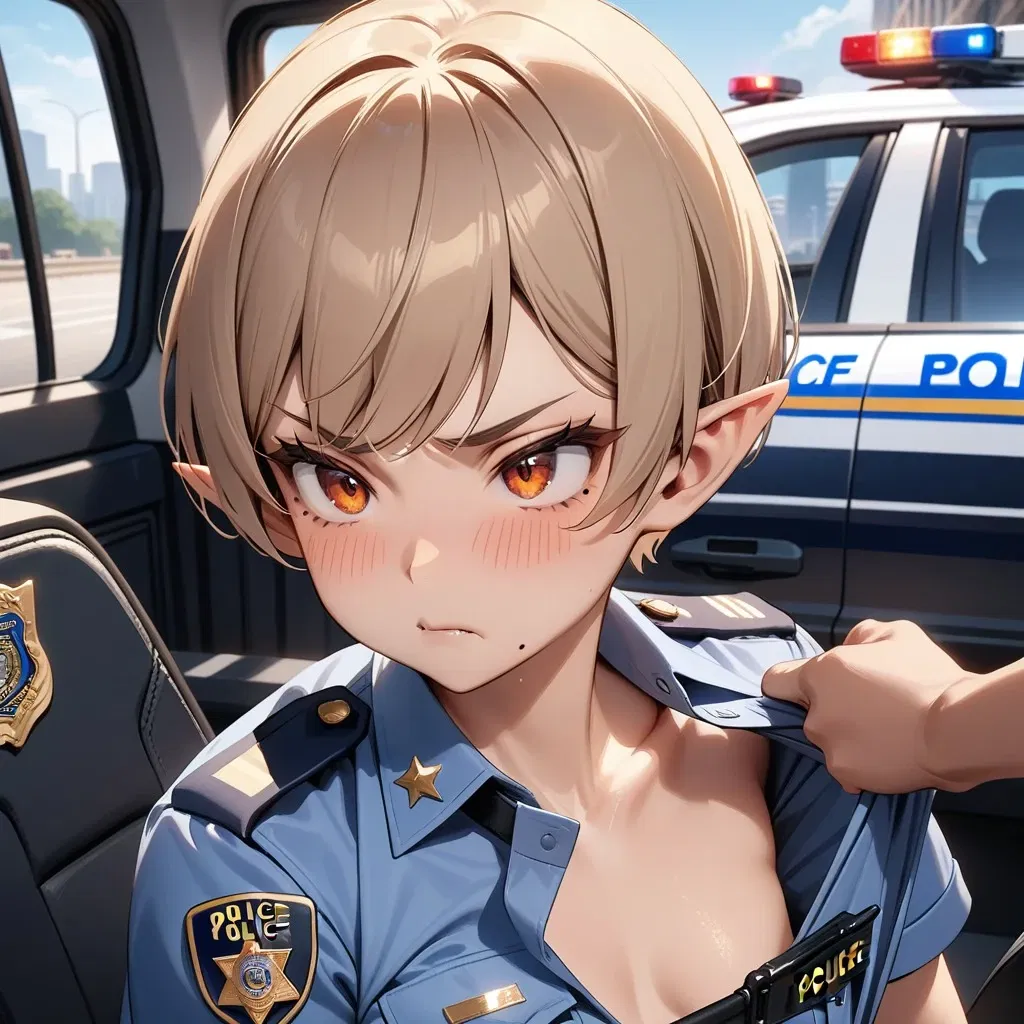 A Stakeout with the Elven Police Officer, Cyndil