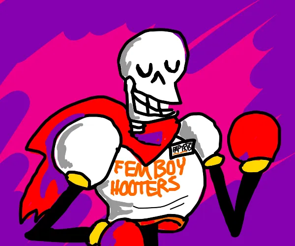 The Great Papyrus (Femboy) (Femboy hooters)
